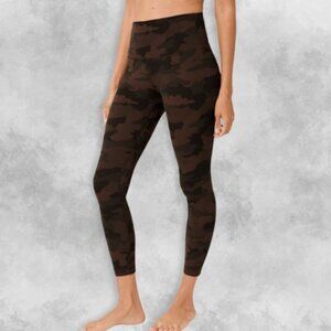 Lululemon Invigorate High-Rise Leggings Stretchable Camouflage Pattern 24" W 4